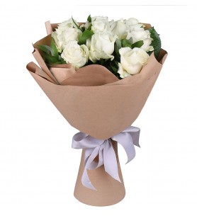 WHİTE & VALENTİNE'S Bouquet